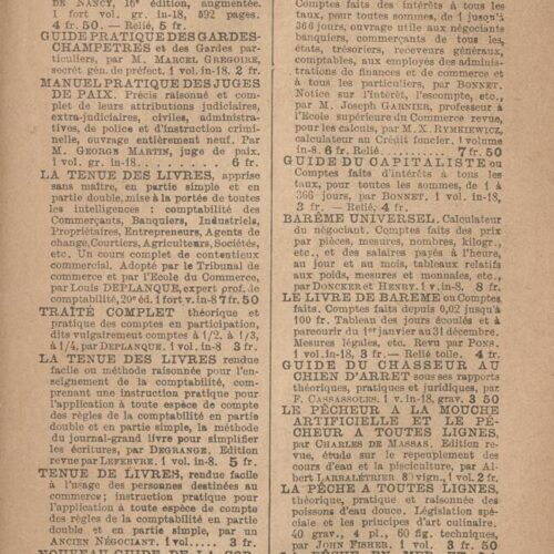 19 x 12 εκ. 6 σ. χ.α. + ΧΧΙV + 640 σ. + 36 σ. παραρτήματος + 1 ένθετο, όπου στο φ. 2 ψε